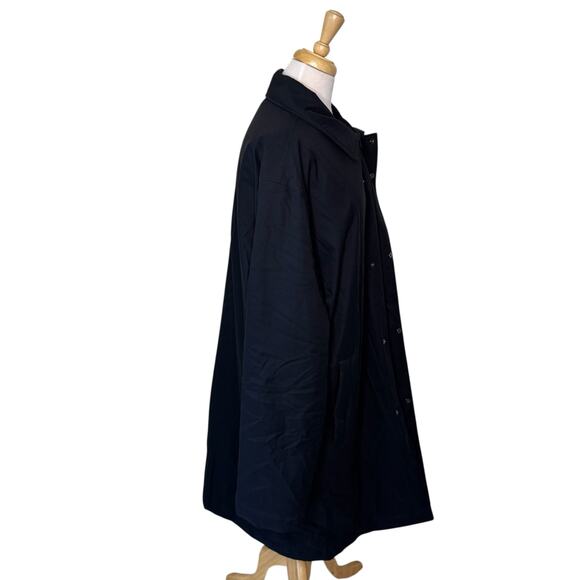 ALO YOGA Signature Overcoat Jacket Style U4010R Black Size XL - Picture 4 of 8
